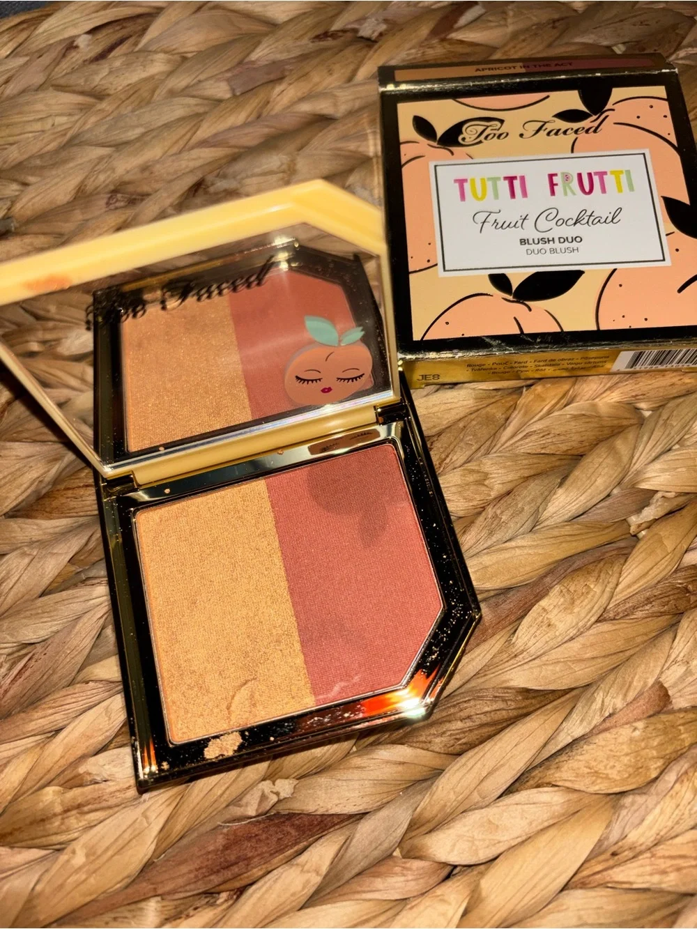 Too Faced Tutti Frutti Fruit Cocktail Blush Duo - Peach & Coral